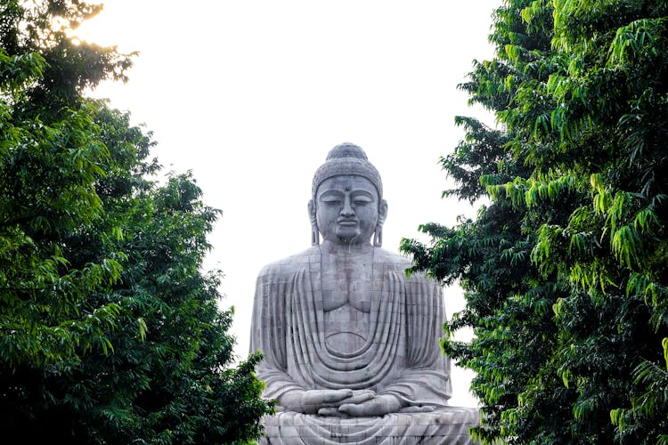 The Great Buddha Statue In Bodh Gaya 