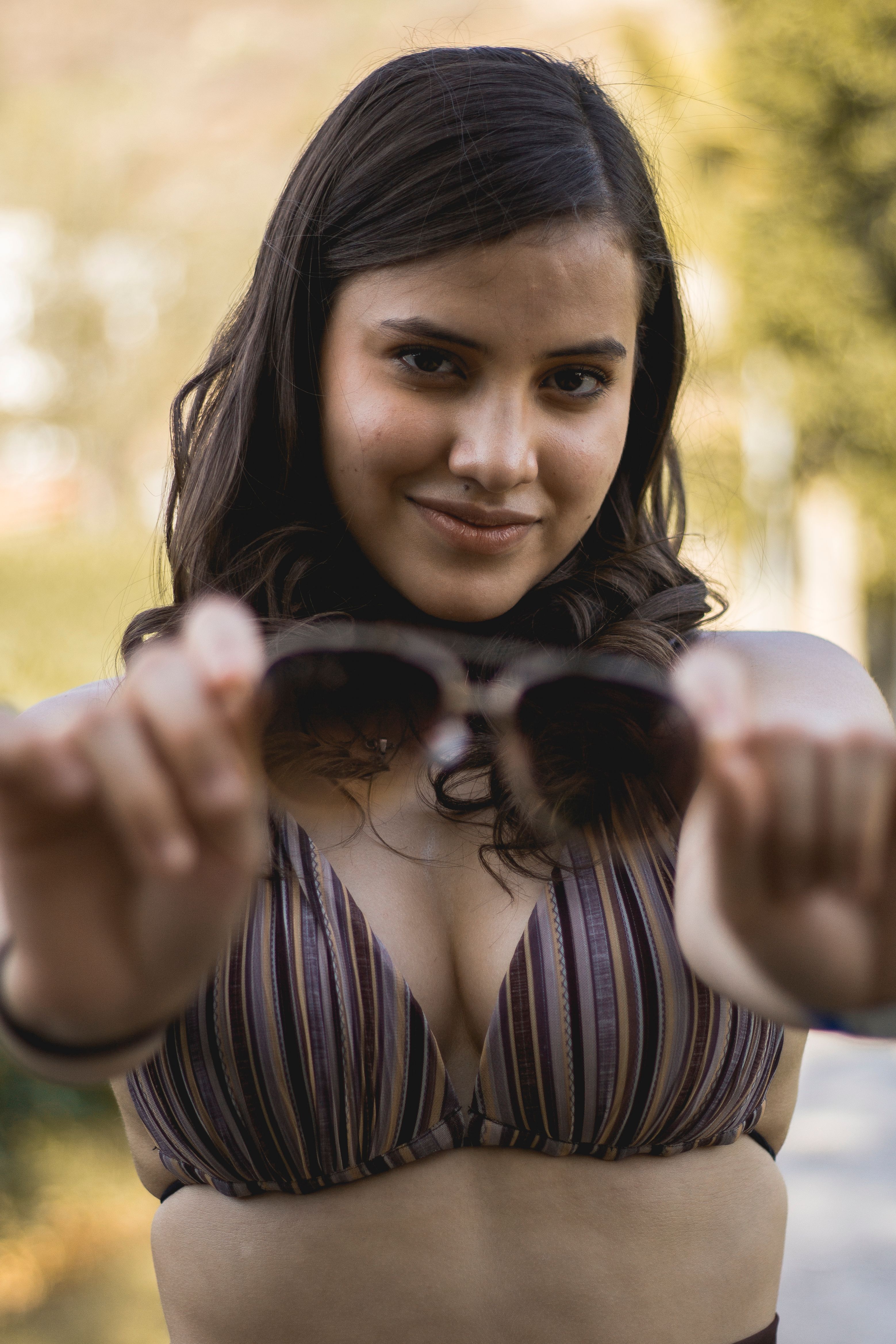 Bikini à rayures