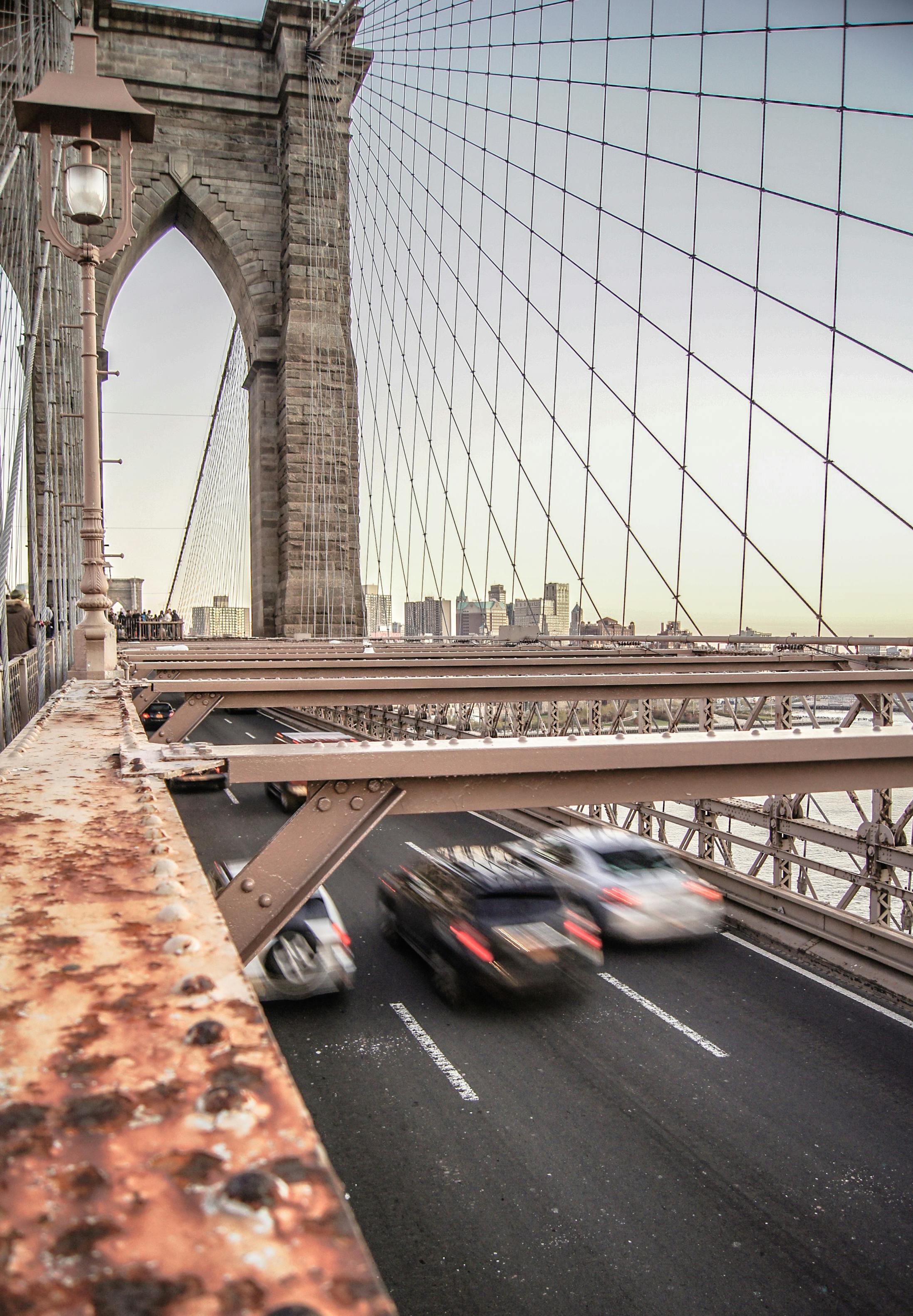 architectural photography of bridge