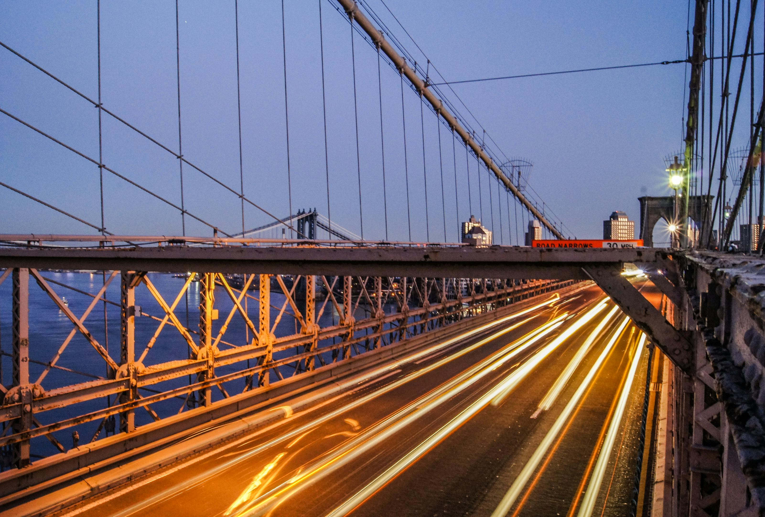 Free stock photo of brooklyn, brooklyn bridge, long exposure
