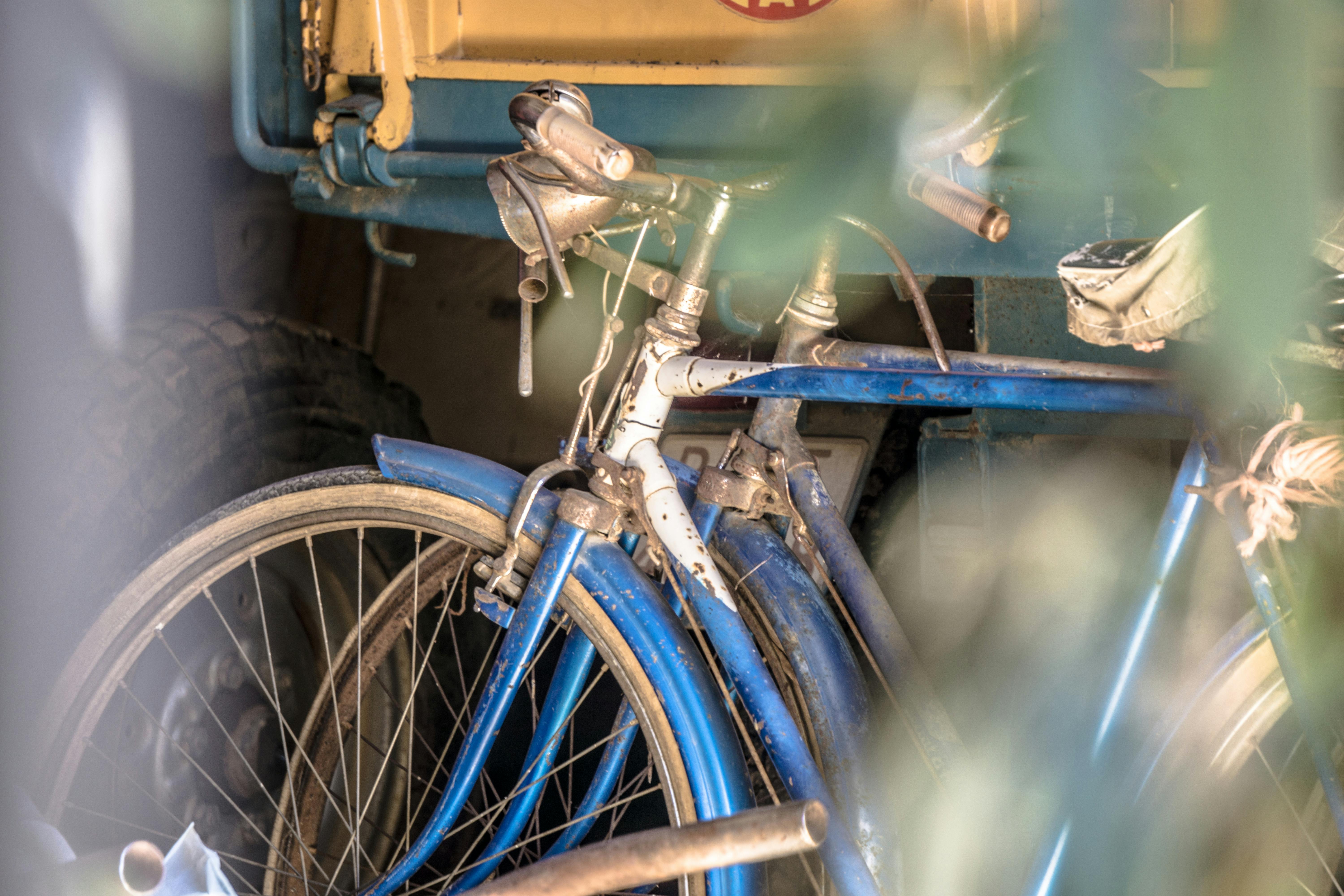Free stock photo of bicycle, bicycle frame, blue