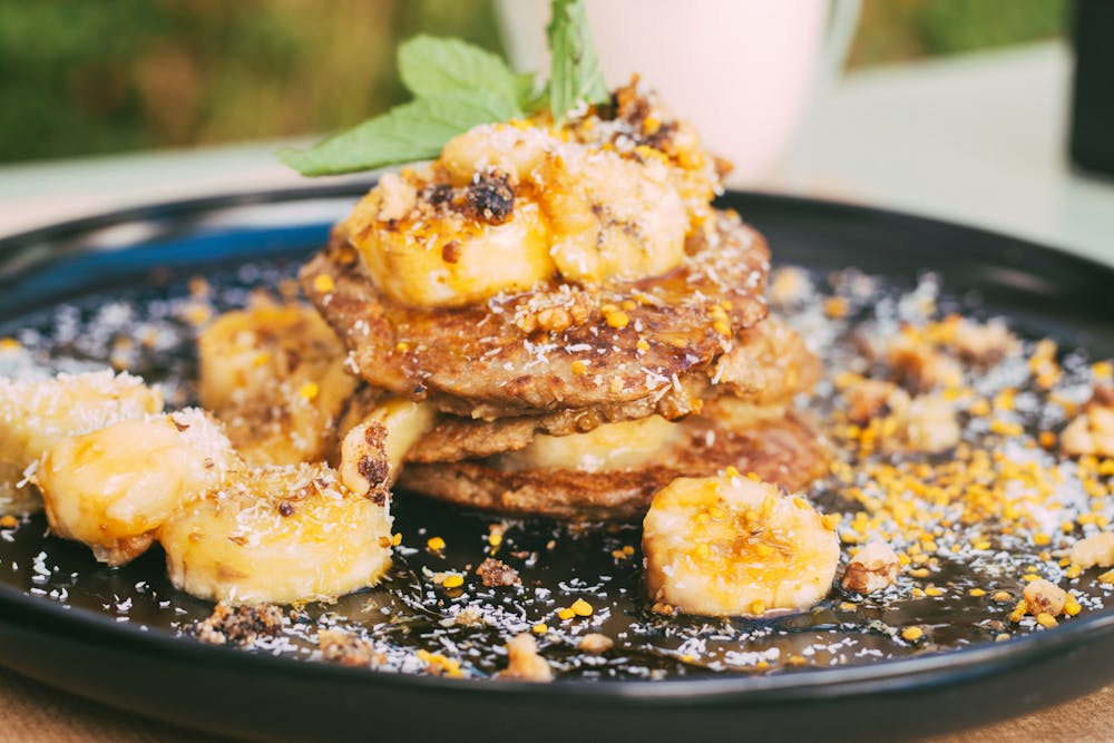 Coconut Banana Pancakes