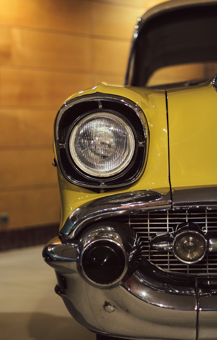 Yellow Classic Car