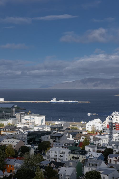 A Cargo Ship on the Harbor