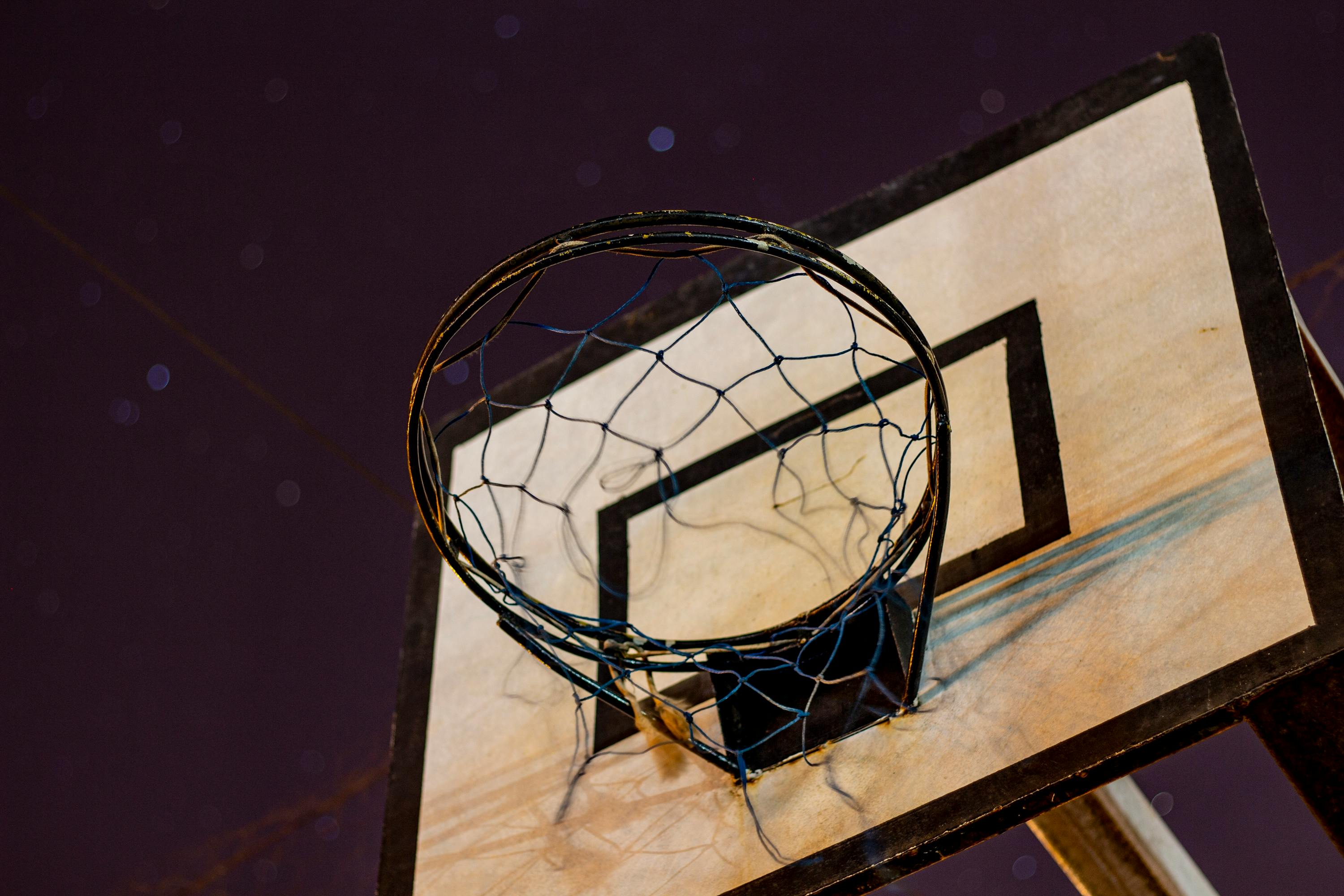 Basketball Hoop Reflecting on Water · Free Stock Photo