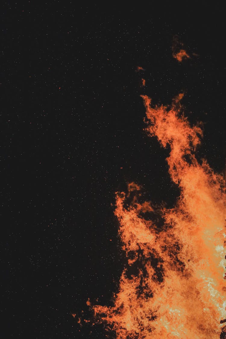 Fire Against The Starry Sky