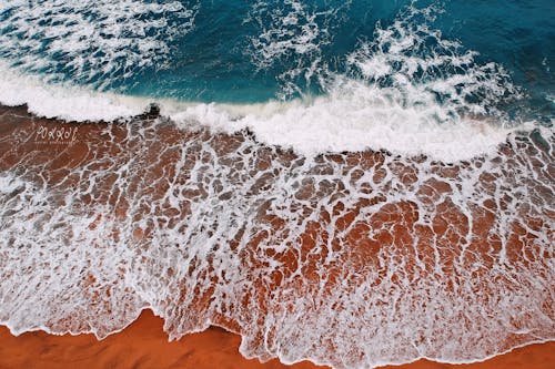 Aerial Photography of Seashore