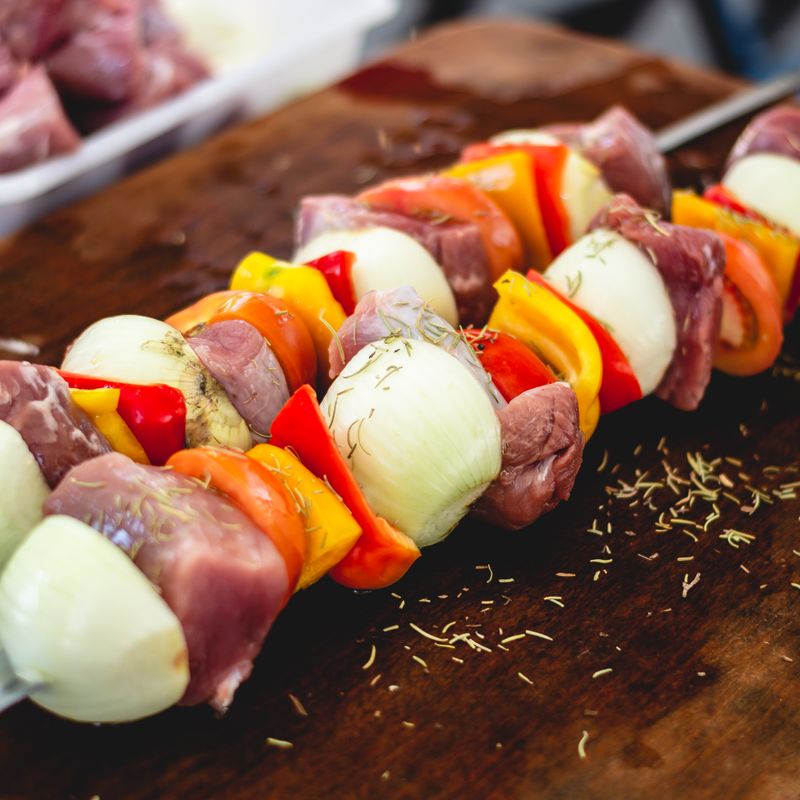 Simple Pork and Pineapple Skewers