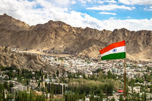 Leh Valley City in Ladakh India