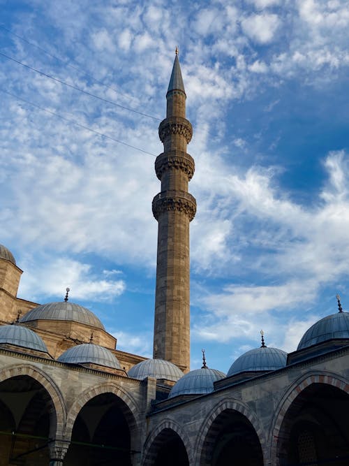 Suleymaniye Mosque and Minaret in Istanbul