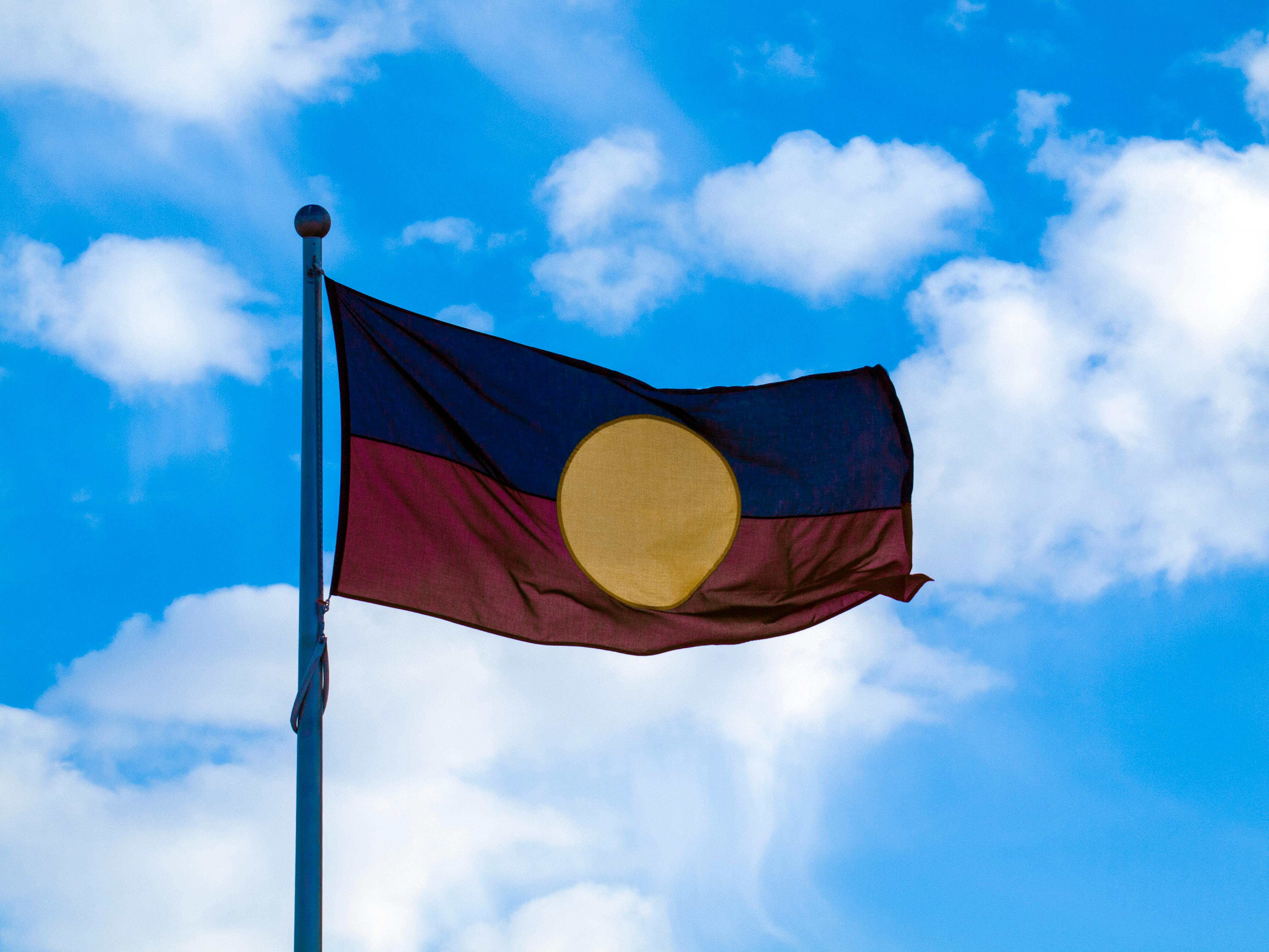 Free stock photo of aboriginal, aboriginal flag, aboriginal flag australia