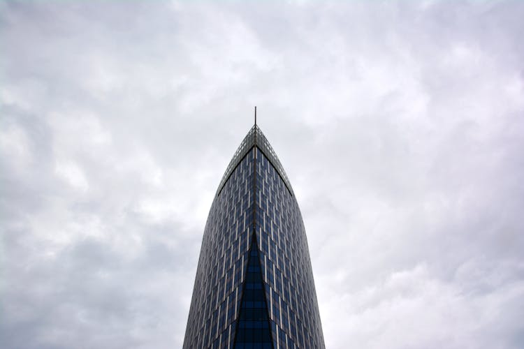 Low-Angle Shot Of A Building Under The Sky