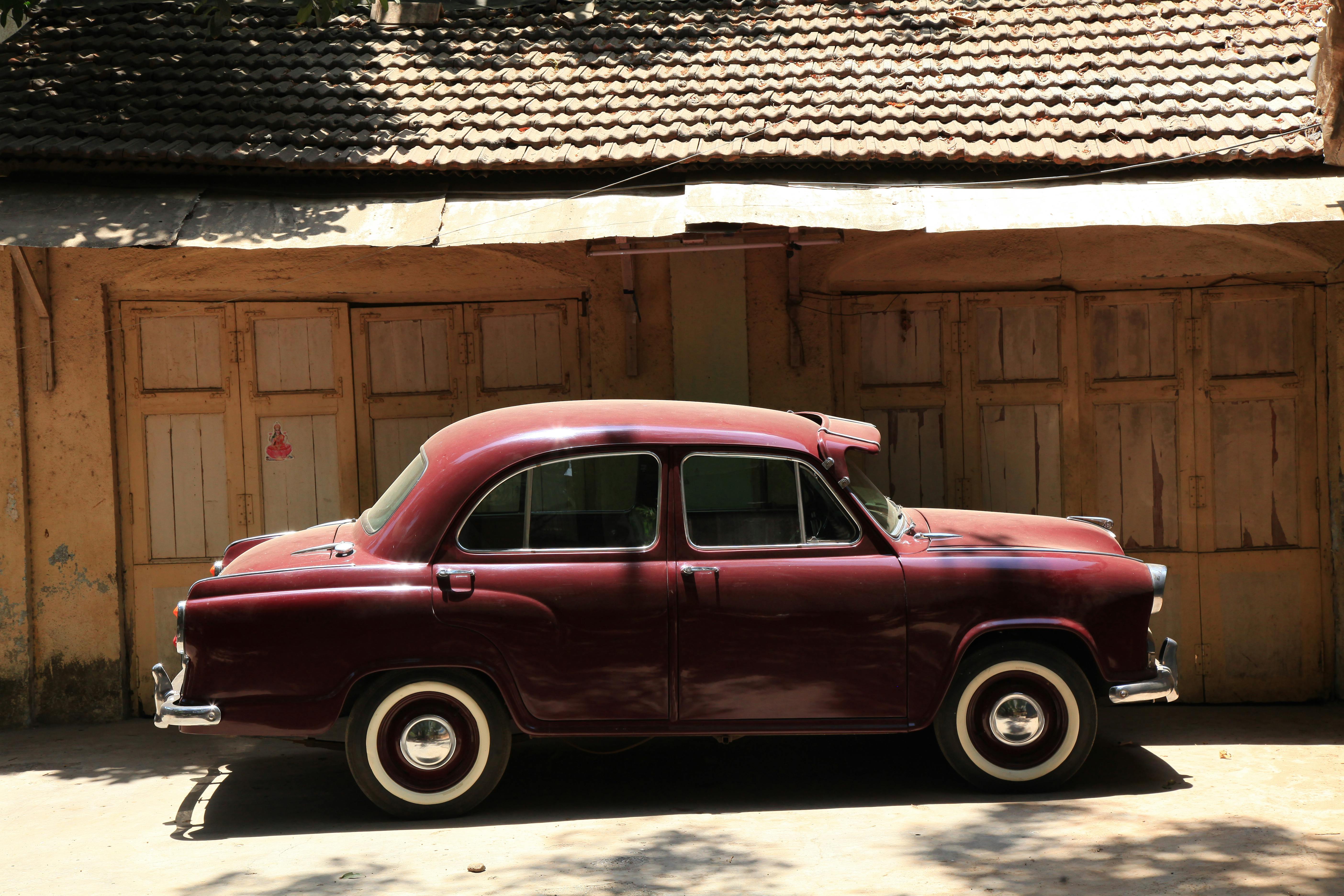 アンバサダーカー インド インドの車の無料の写真素材