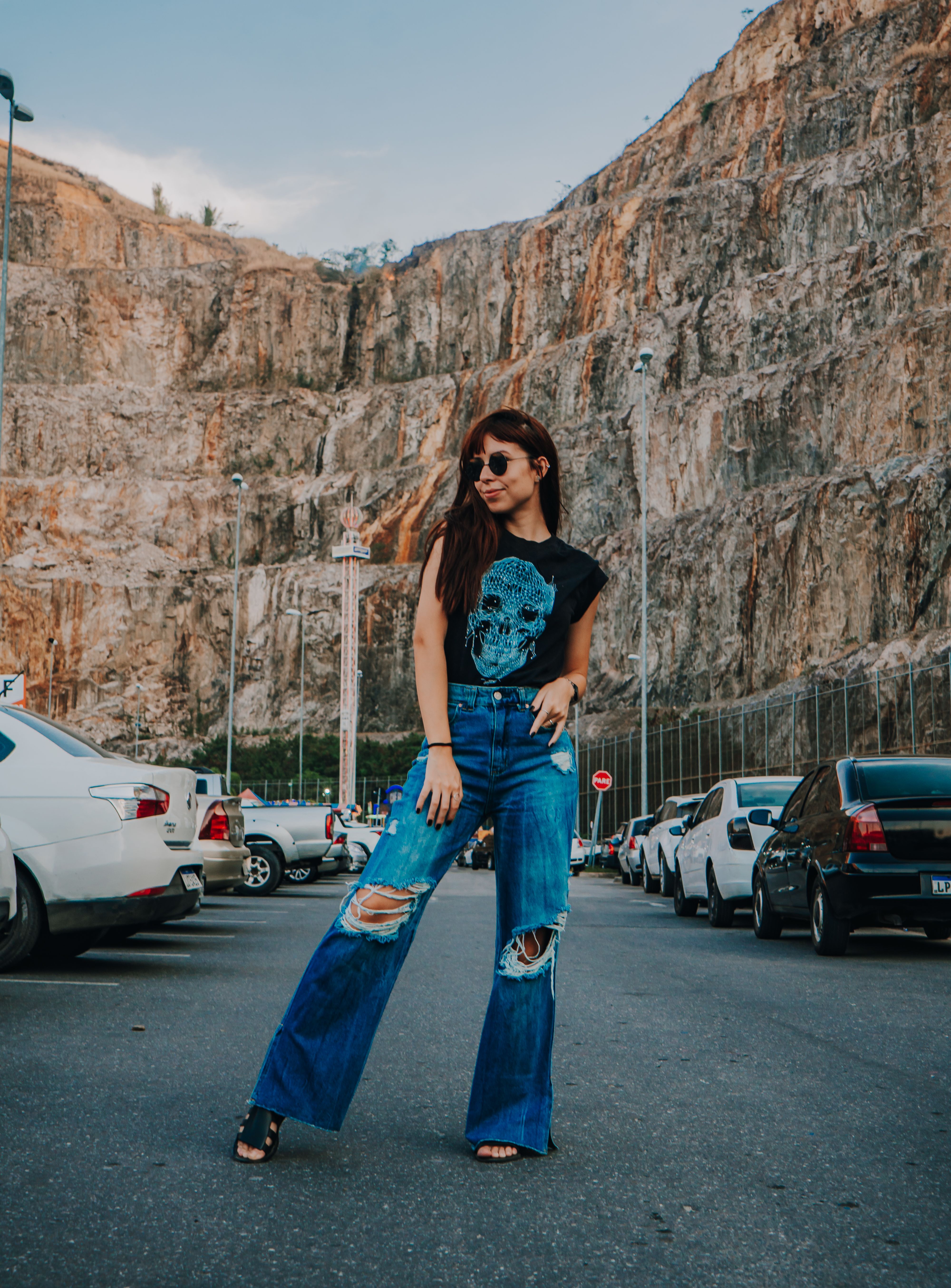Calça Flare Jeans