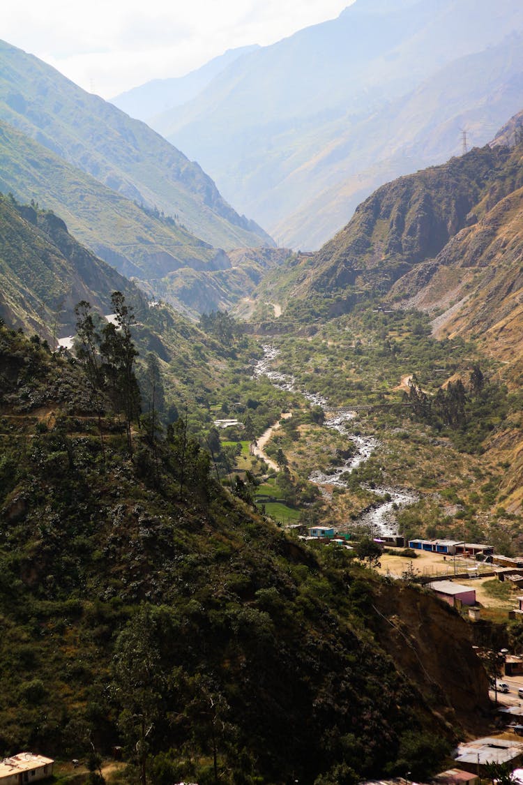 Aerial Photography Of Mountains