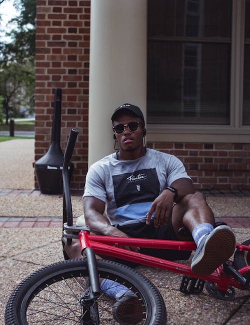 Ingyenes stockfotó afro-amerikai, bicikli, biciklis témában