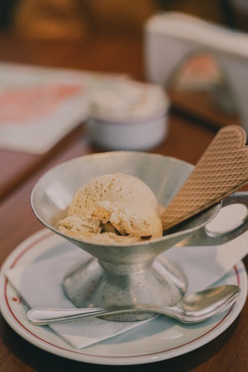 冰淇淋, 可口的, 圓球狀 的 免费素材图片