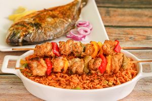 Fried rice dish