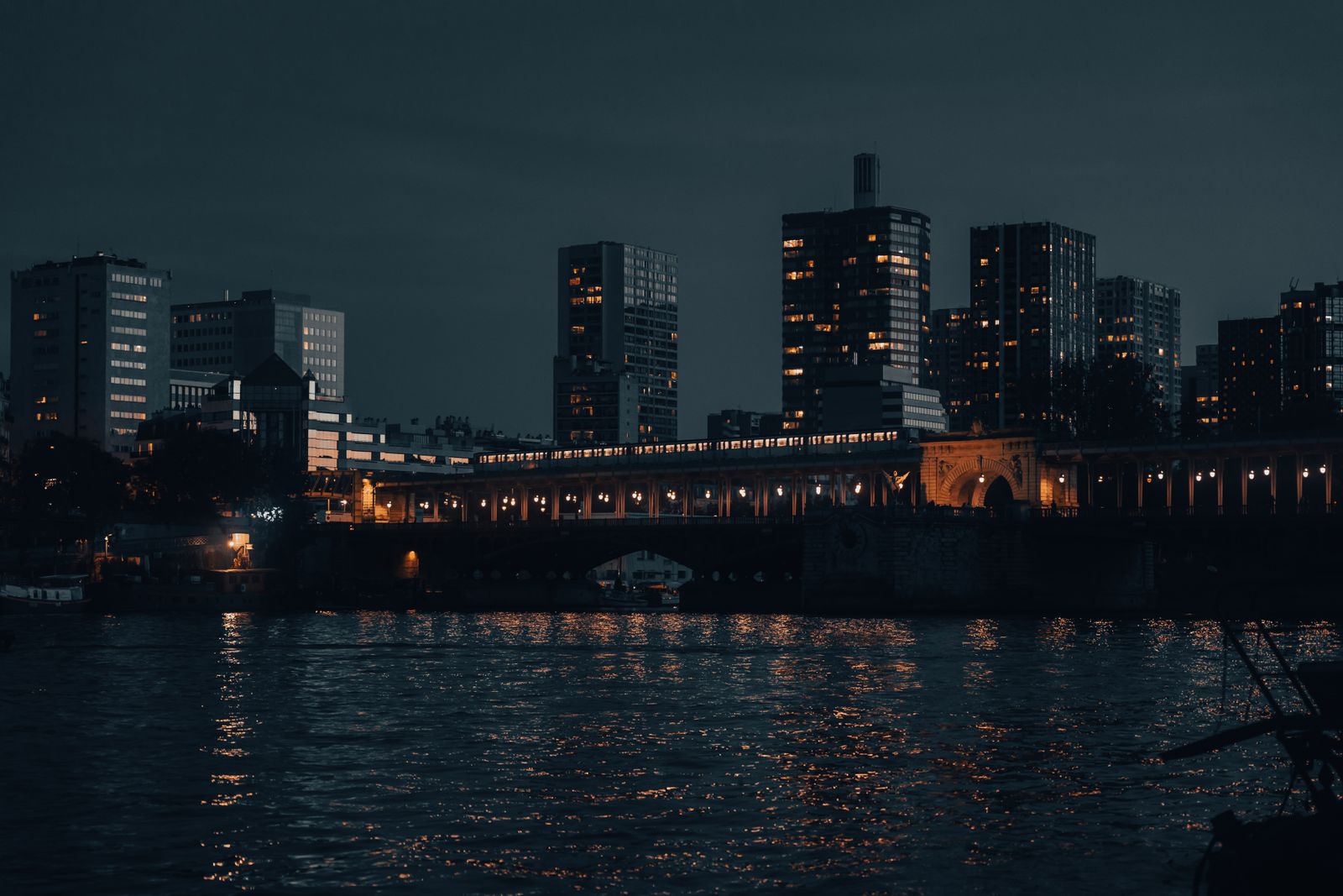 The city changes register once the streetlamps take over