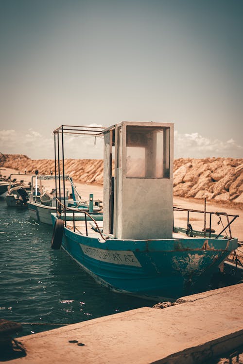 漁夫, 船, 賽普勒斯 的 免費圖庫相片