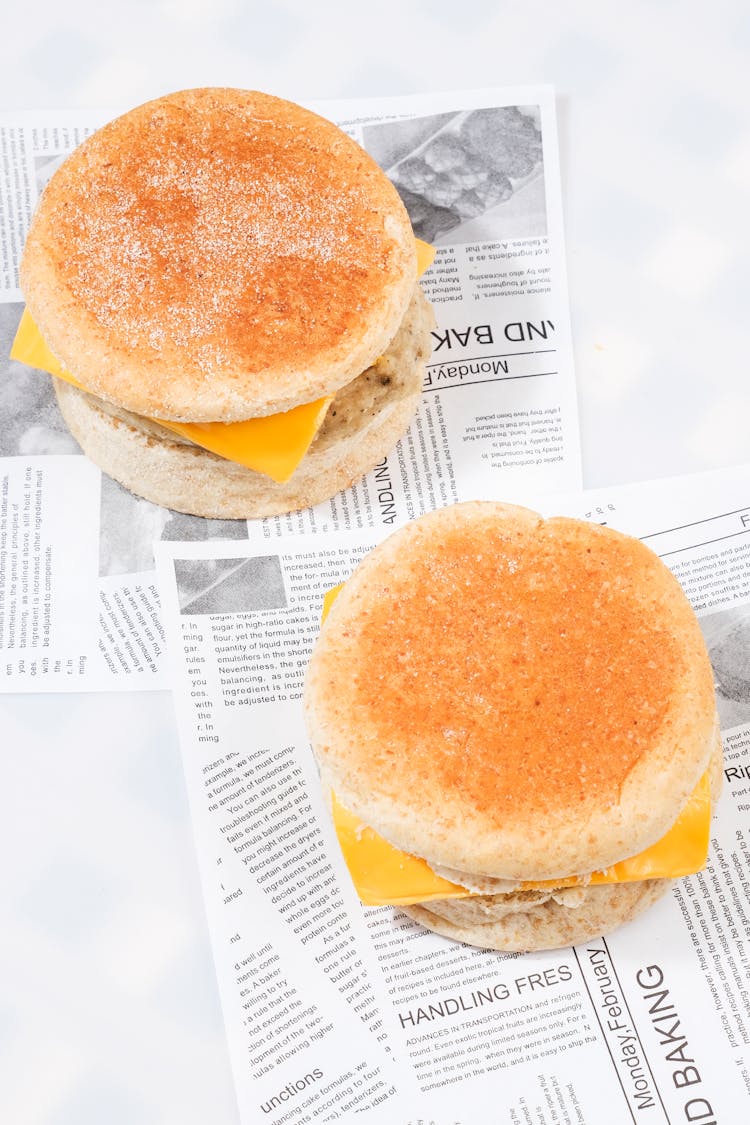 Burgers On Table