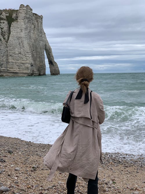 Gratis lagerfoto af aiguille d etretat, Frankrig, hav