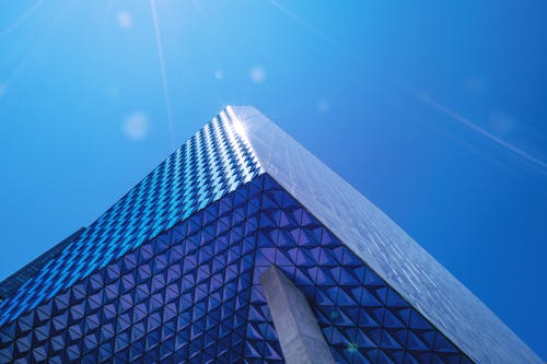 Free Blue Structure Stock Photo