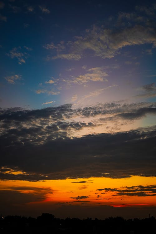 Clouds in the Sky During  Sunset 