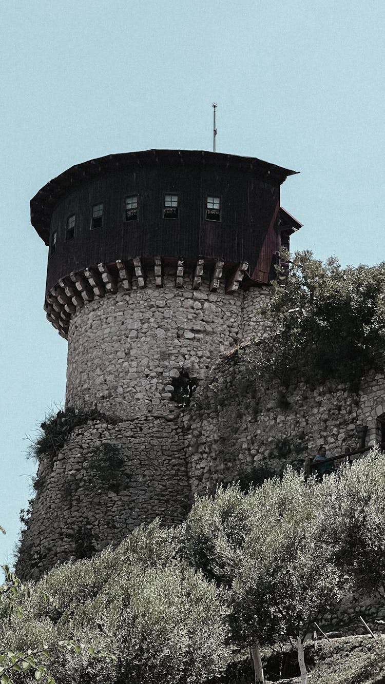 \Watch Tower Of The Petrele Castle In Albania