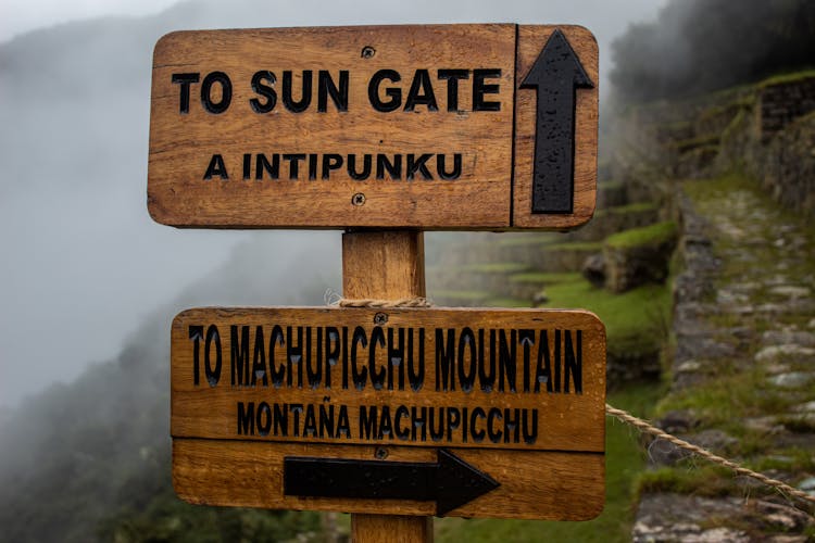 Wooden Directional Signs