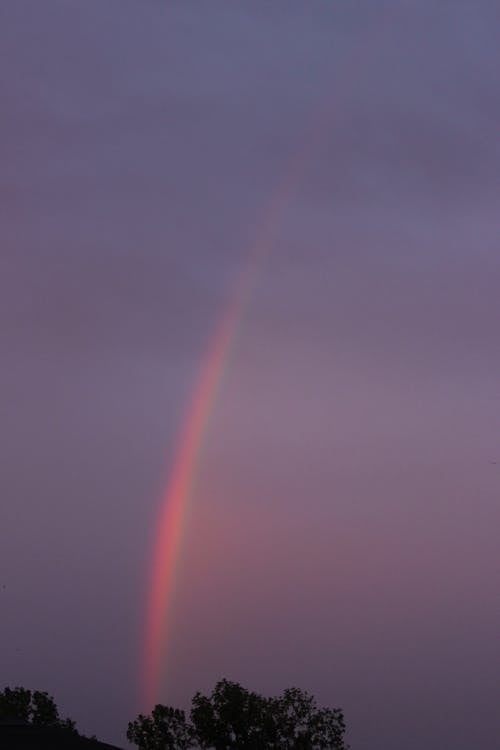 Rainbow During Sunset 