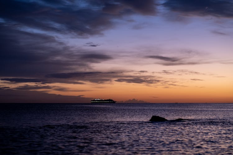 Cruise Ship On The Sea