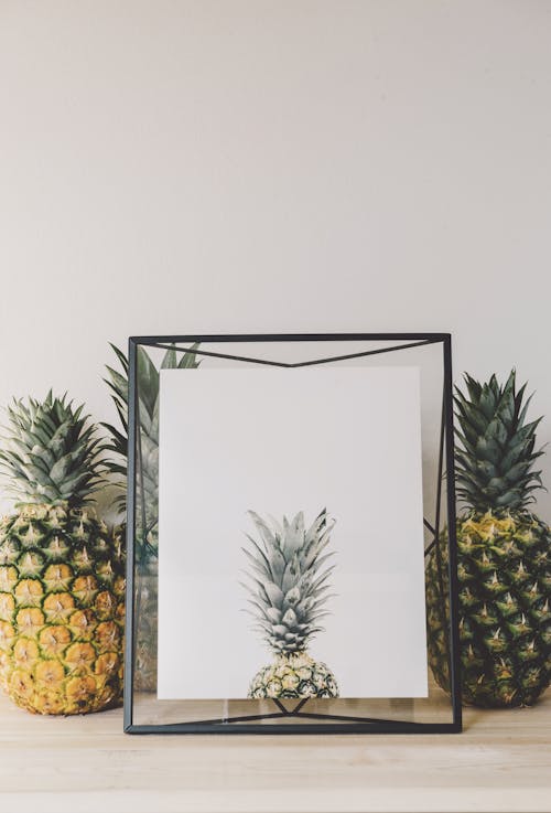 Gratis arkivbilde med ananas, bilderamme, boks