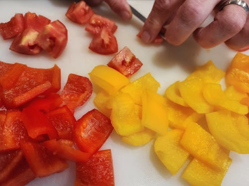 Foto profissional grátis de boa saúde, comer saudável, pimentão