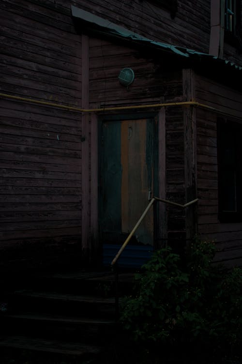 Entrance to an Old Wooden House 