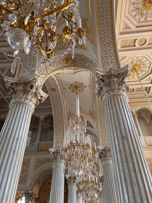 Baroque Interior Design of a Ceiling
