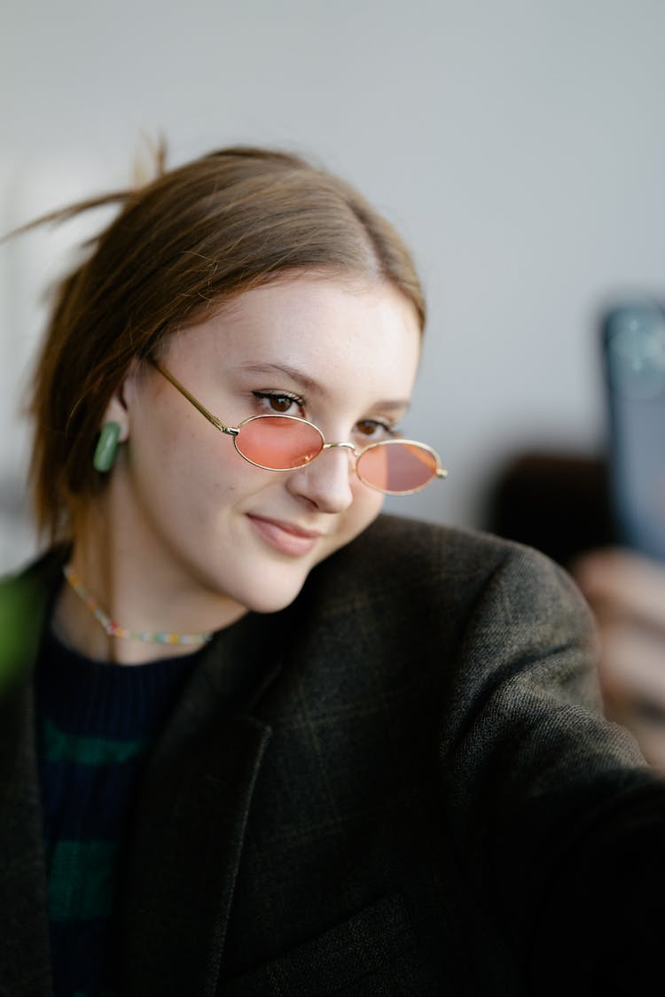 Woman In Eyeglasses