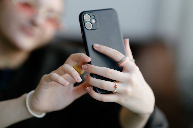 Woman Taking Selfie