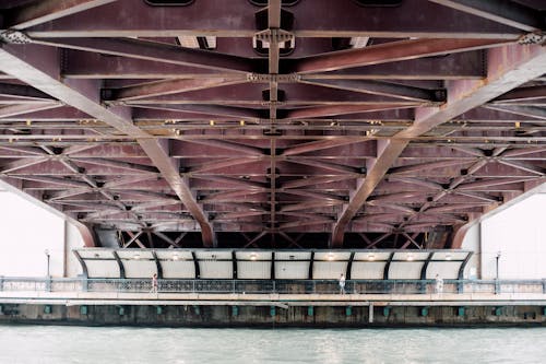 Brown Metal Bridge