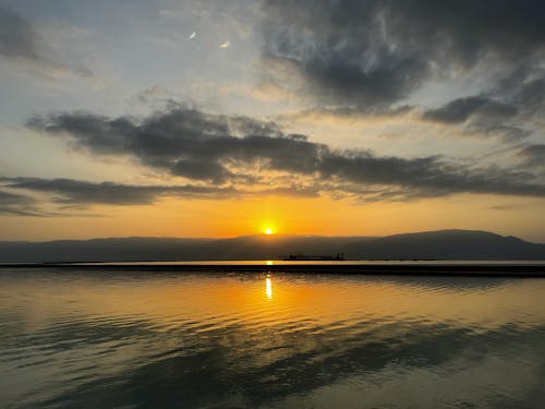 Sunrise at dead sea