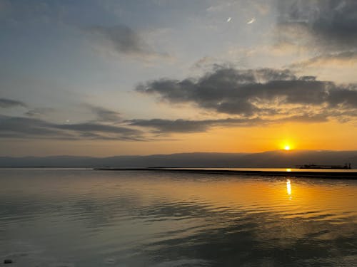 Sunrise at Dead Sea 