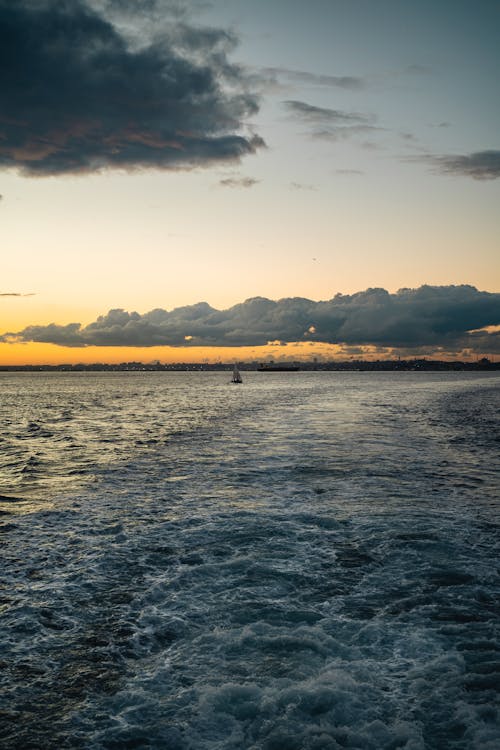 Sailing Boat during Sunset