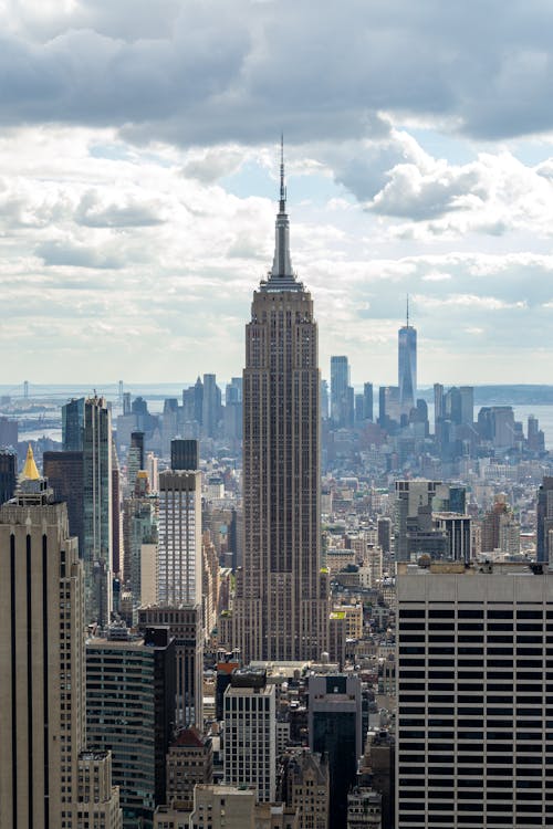 De franc Foto d'estoc gratuïta de cel ennuvolat, ciutat moderna, edifici Empire State Foto d'estoc