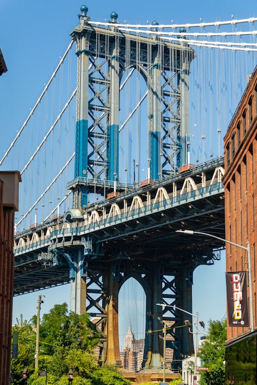 Fotobanka s bezplatnými fotkami na tému architektúra, manhattanský most, New York