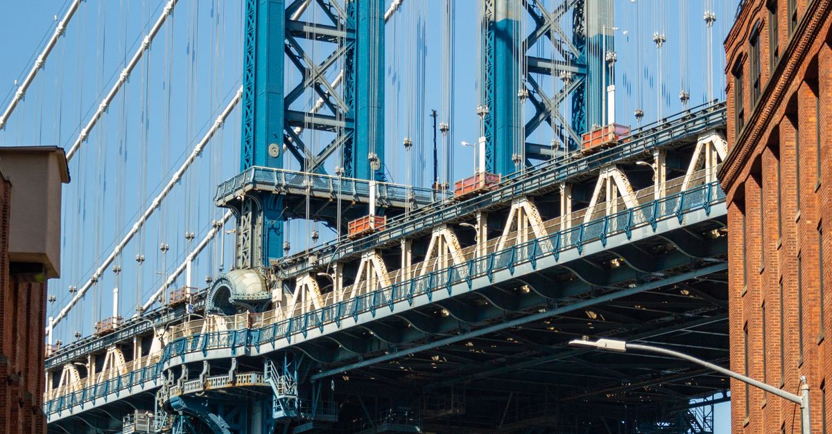 Grey Line Bridge Gray Bridge Under Blue Sky · Free Stock Photo