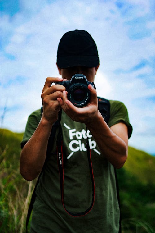 Gratis lagerfoto af blå himmel, DSLR, fotograf