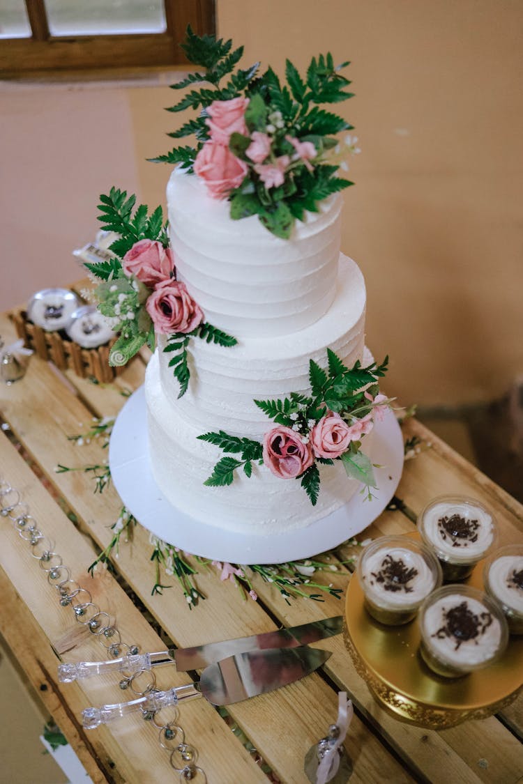 Wedding Cake On Table