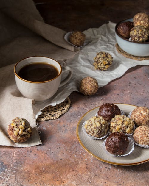 Free Homemade Chocolate Balls Stock Photo