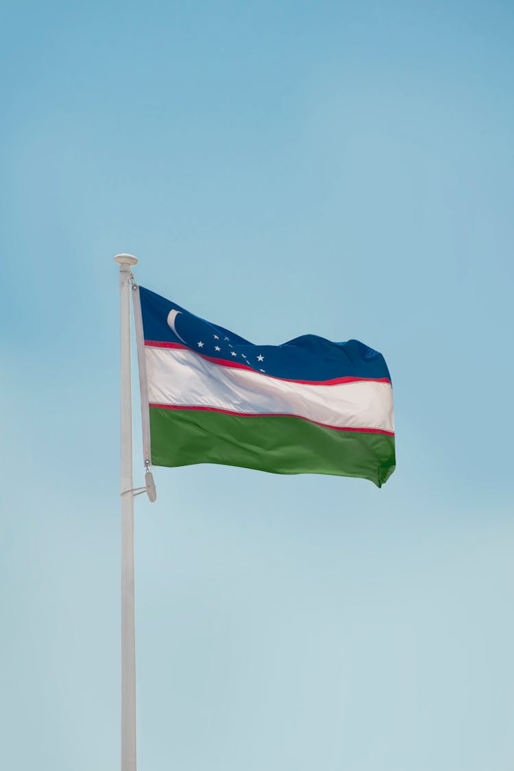 Uzbekistan National Flag