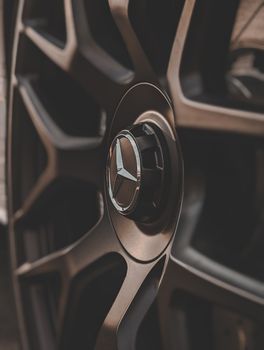 Black and Silver Mercedes Benz Steering Wheel